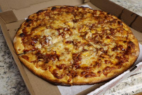 specialty pizza (bacon bbq chicken)