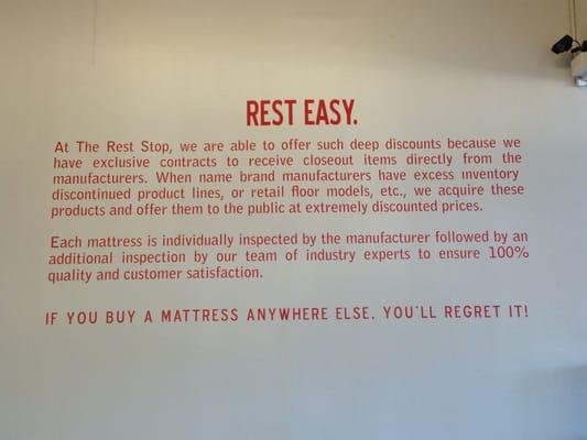 Our "Rest Easy" Guarantee