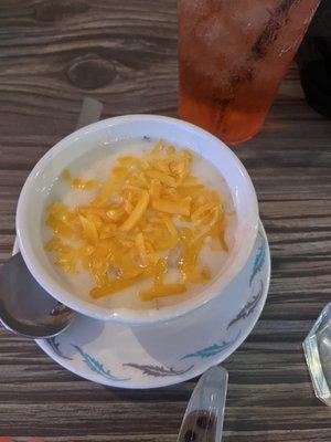 Loaded baked potato soup