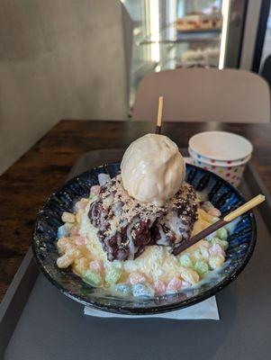 Original red bean shaved ice