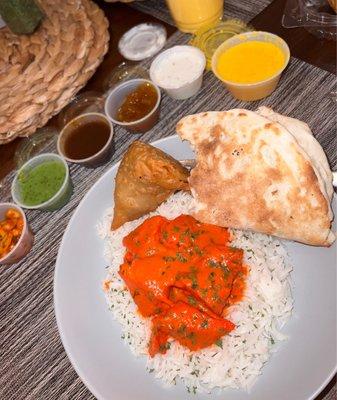 Chicken Tikka Masala, 2. Samosas, 1. Naan