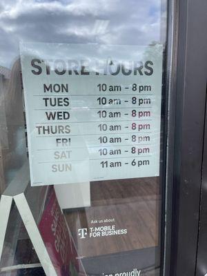 T Mobile Hours