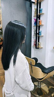 Women's haircut