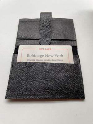 Beginner Friendly Leather Wallet Sewing Class