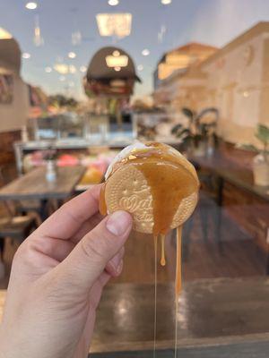 Best Ice Cream Sandwich (Galleta Maria, Caramel, Cajetoso Ice Cream) Azusa, Ca