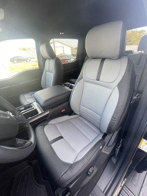 2021 Ford F-150 XLT Custom Two Tone Katzkin Leather