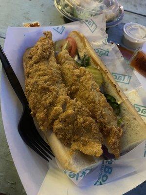 Fried Catfish Po'Boy