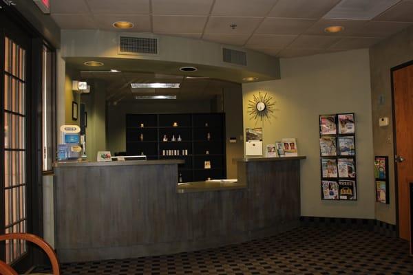 Our welcoming front desk and reception