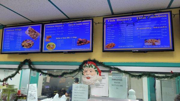 Menu board