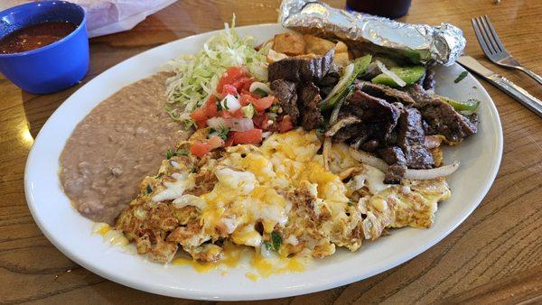 Migas and Fajitas