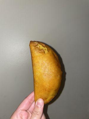 Delicious, huge empanadas. #dontforgettgesauce