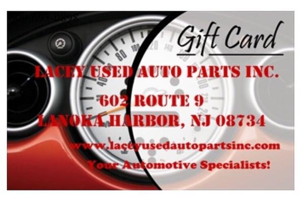 Gift cards available !