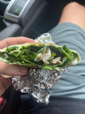 Roasted Chicken Wrap