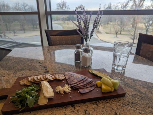 Charcuterie modified to be meatless! Thanks, chef!