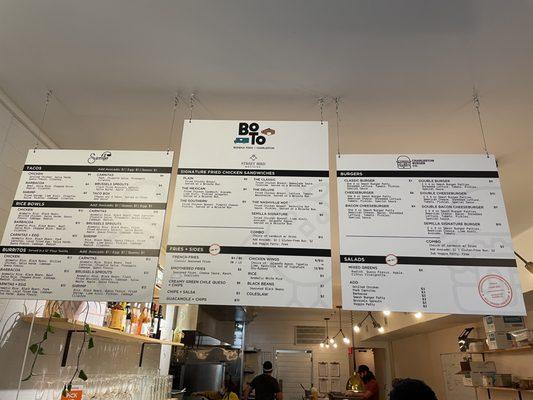 Menus