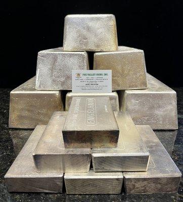 10 and 1,000 oz silver bars!!