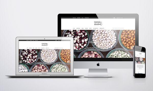 Uprising Seeds Ecommerce Website Design and Development