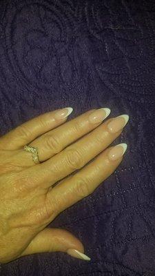 I just love how Joey did my nails today! The perfect classic oval french tip.