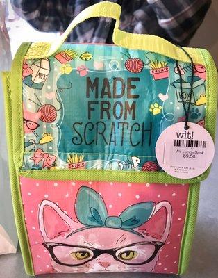 $9.50 Cute Insulated lunch sack I purchased, "Made From Stratch" Ha I love it and it works great!