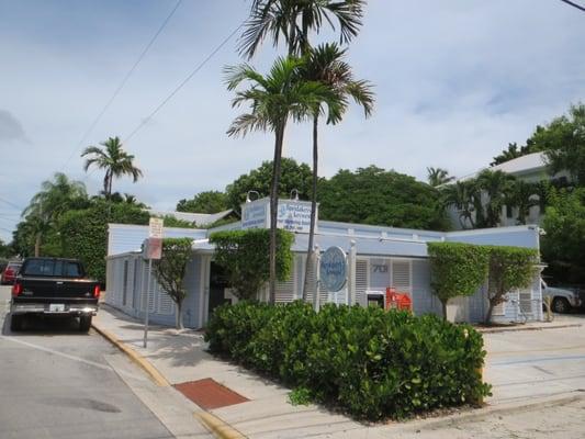 Our office, at the corner of Simonton and Angela streets in Key West.