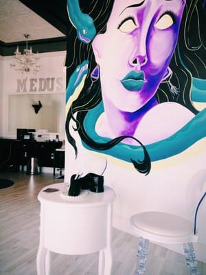 Mural at Medusa Salon