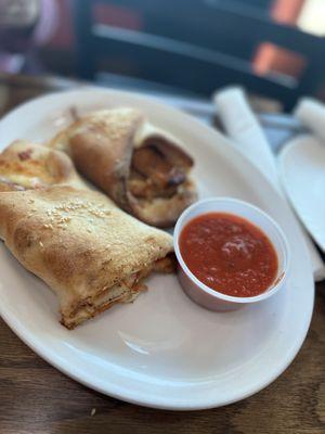 Chicken parmesana Stromboli