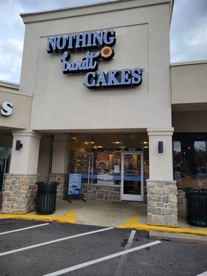 Outside of Nothing bundt Cakes