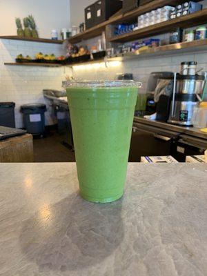 24oz tropical green. Kale, pineapple, mango, oranges