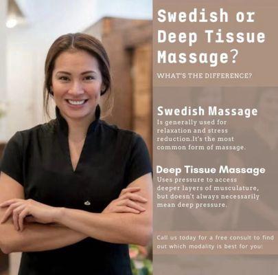 Swedish & deep tissue