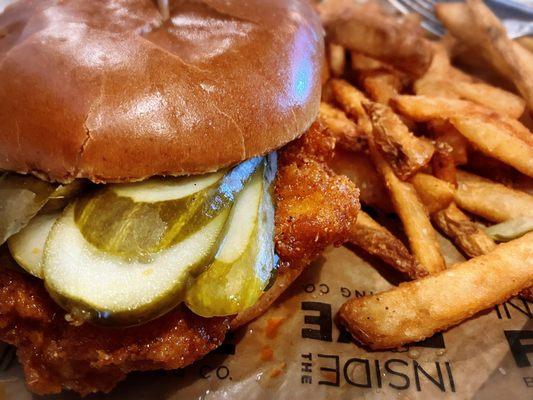 Nashville chicken sandwich