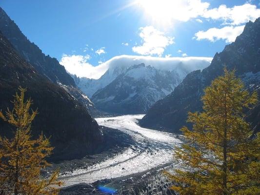 Mont Blanc glacier (French Alps)