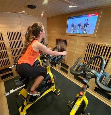 Try out our HIIT, 15-min HOT CYCLE session!