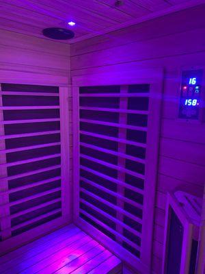 Infrared Saunas can be good for improved metabolism, circulation and recovery.