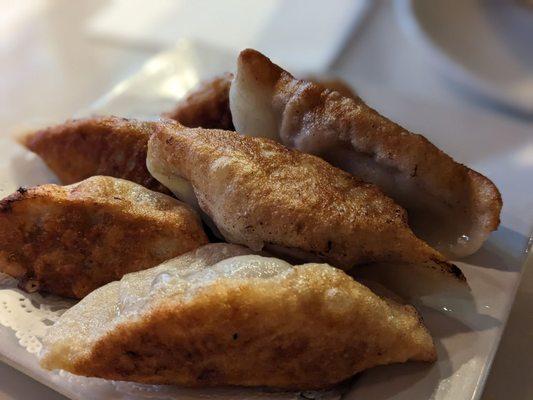 Pan fried potstickers