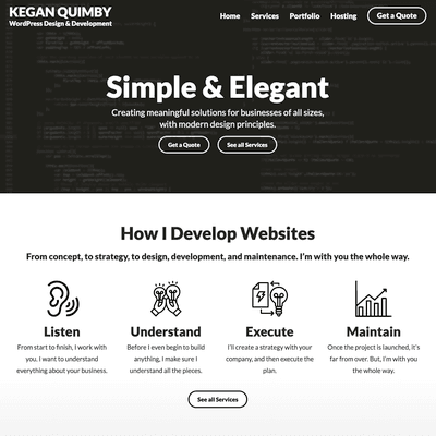 keganquimby.com home page