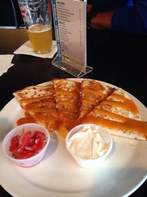 HH pulled pork quesadilla.  Super!