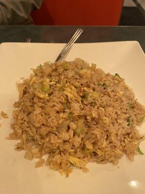 Vegetable Fried Rice - not really what I was envisioning (the only vegetables in there was cabbage & onion)