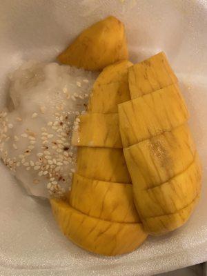 Sticky rice mango