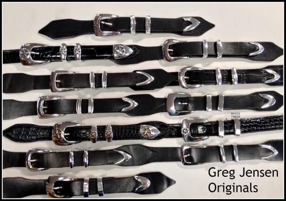 Geg Jensen Sterling Silver Plain 1" Buckle Sets