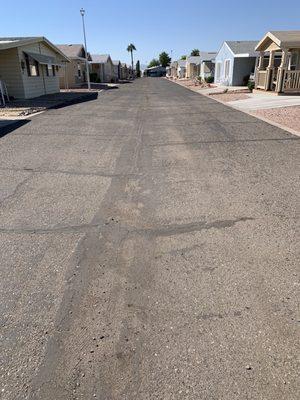 Most  streets are so bad they're like dirt roads