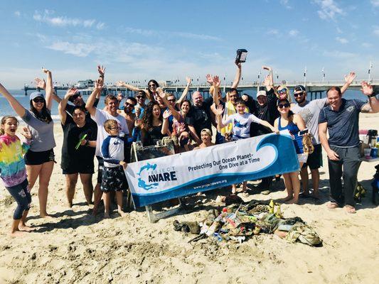 Underwater Beach clean up April 21st 2018