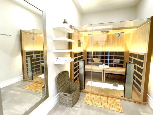 Infrared Sauna Room REJUV Aesthetics & Wellness Encinitas CA