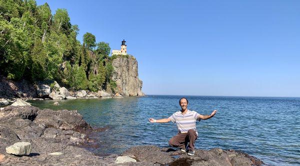 Loving this moment in late afternoon on the shores of Lake Superior!