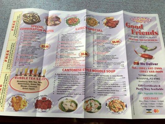 Menu - Side A