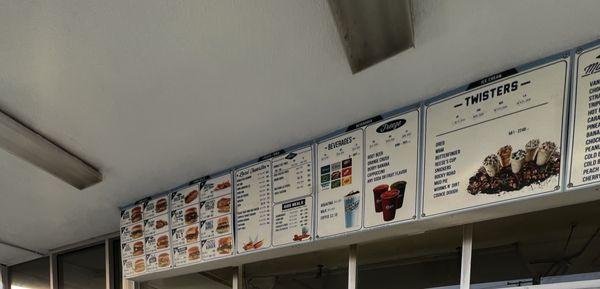 Updated menu