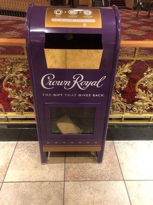 Crown royal bag drop off