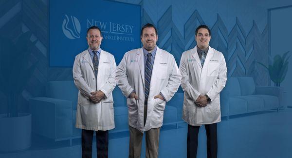 Dr. David Pizzano, Dr. Stephen Guiliana, Dr. Justin Guiliana