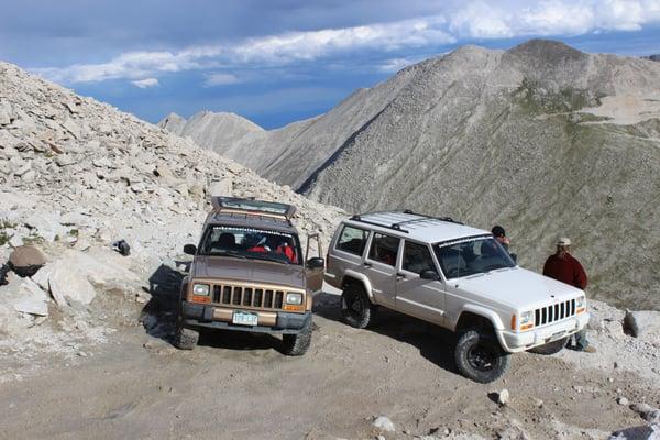 Above Timber line on Mt Antero!
 Our Tours go above Timber line on top of the world!