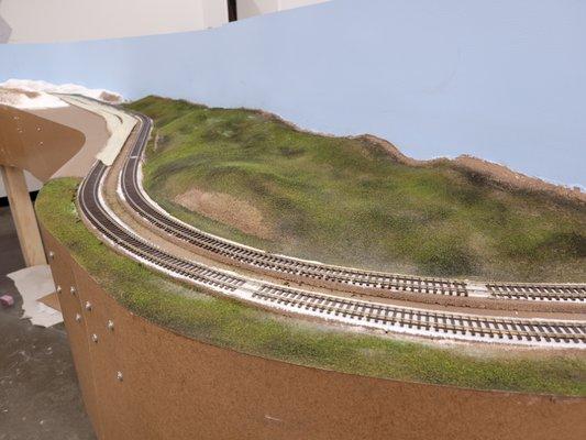 Midwest Model Railroad HO Scale in store layout