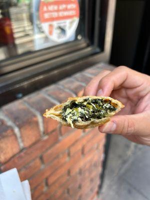 Spinach and Cheese Empanada